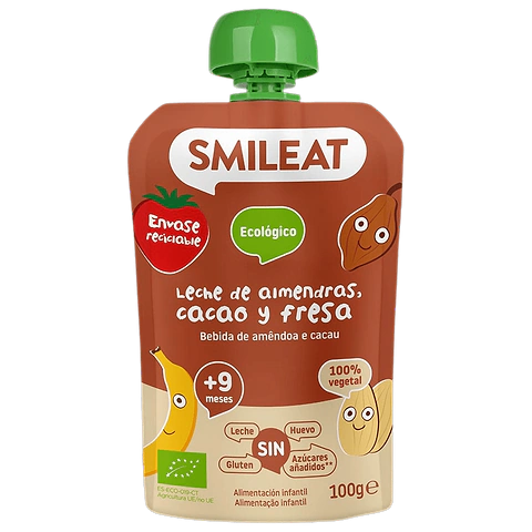 Amande Cacao Fraise Gourde +9 mois BIO
